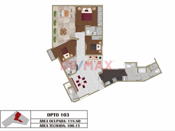 Se Vende Departamento Flat De Estreno En La Molina - 119 M2