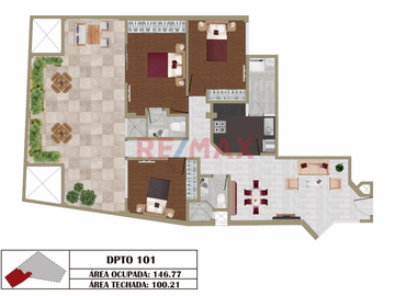 Se Vende Departamento Flat De Estreno En La Molina - 147 M2