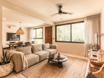 DEPARTAMENTO EN VENTA DE 2 HABITACIONES EN TULUM QROO