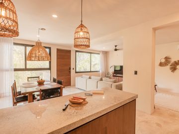 DEPARTAMENTO EN VENTA DE 2 HABITACIONES EN TULUM QROO