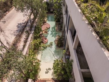 DEPARTAMENTO EN VENTA DE 2 HABITACIONES EN TULUM QROO