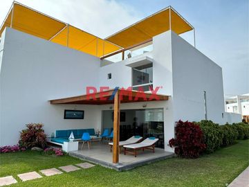 Alquiler De Casa De Playa Amoblada Y Equipada En Condominio Asia Del Sur Km 108