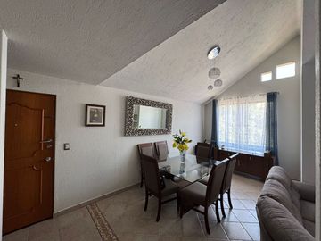 VENTA DEPARTAMENTO SEMI AMUEBLADO CONJUNTO MEDITERRANEO LEANDRO VALLE BARRIO NORTE ATIZAPAN DE ZARAGOZA