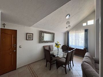VENTA DEPARTAMENTO SEMI AMUEBLADO CONJUNTO MEDITERRANEO LEANDRO VALLE BARRIO NORTE ATIZAPAN DE ZARAGOZA