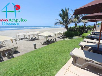 Departamento en condominio con club de playa, tu refugio ideal junto al mar
