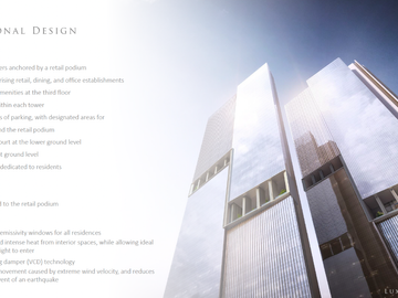 2 Bedroom unit facing urdaneta in Park Central Towers Makati - North Tower