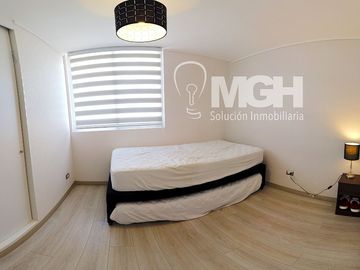 Hermoso departamento amoblado con vista al mar en el exclusivo Condominio Playa Paraíso, El Tabo