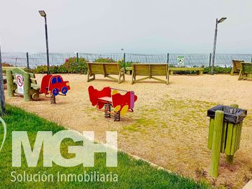 Hermoso departamento amoblado con vista al mar en el exclusivo Condominio Playa Paraíso, El Tabo