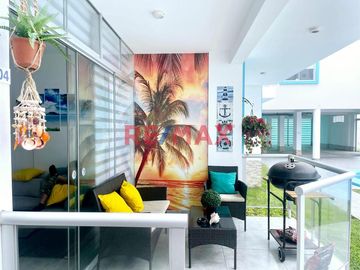 ID: 1111245  Hermoso departamento en primer piso, ubicado en la playa Punta Rocas