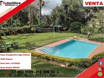 SE VENDE CASA CAMPESTRE LAGO CALIMA VALLE DEL CAUCA (COL)