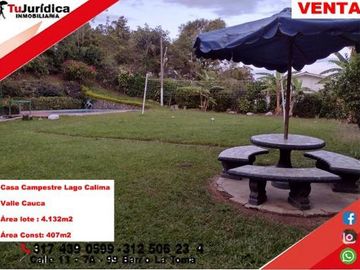 SE VENDE CASA CAMPESTRE LAGO CALIMA VALLE DEL CAUCA (COL)