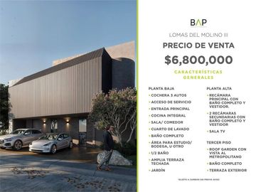 Casa en venta Lomas del Molino III