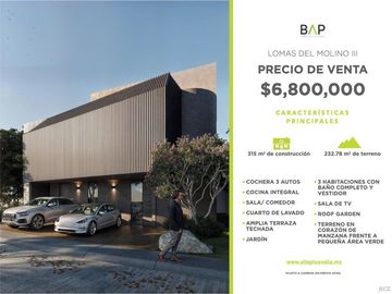 Casa en venta Lomas del Molino III
