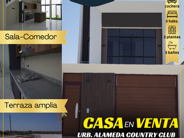 VENDO CASA EN ESTRENO EN LA ALAMEDA DE MIRAFLORES COUNTRY CLUB, CASTILLA
