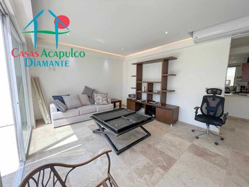 Departamento en venta con terraza con vista a la alberca y roof garden