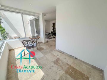 Departamento en venta con terraza con vista a la alberca y roof garden