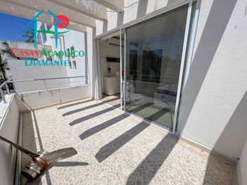 Departamento en venta con terraza con vista a la alberca y roof garden