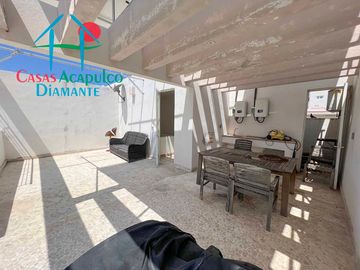 Departamento en venta con terraza con vista a la alberca y roof garden