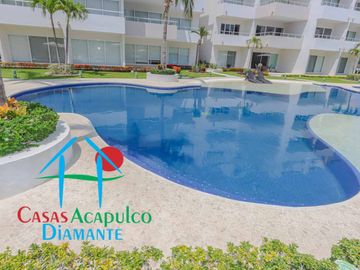 Departamento en venta con terraza con vista a la alberca y roof garden