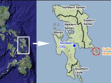 Resale Title Beach View corner lot 1,140 sqm located in Calicoan Ocean Villas, Guiuan, Samar