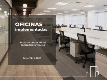 ALQUILO OFICINA EN SAN ISIDRO