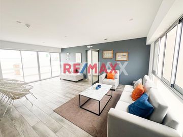 Venta De Departamento Moderno C/ Espectacular Vista Lateral Al Mar Y Áreas Comunes Exclusivas
