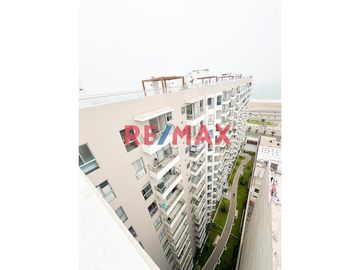 Venta De Departamento Moderno C/ Espectacular Vista Lateral Al Mar Y Áreas Comunes Exclusivas