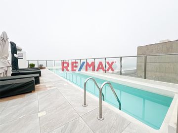Venta De Departamento Moderno C/ Espectacular Vista Lateral Al Mar Y Áreas Comunes Exclusivas