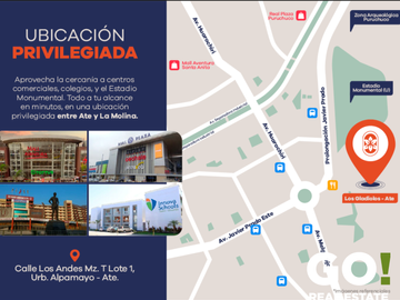 VENTA DE DEPARTAMENTOS DE ESTRENO EN ATE