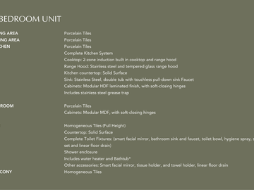 Luxurious 64.86 sqm 1BR Condo Unit with Balcony in Boracay, at Escana Boracay