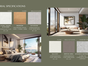 Luxurious 64.86 sqm 1BR Condo Unit with Balcony in Boracay, at Escana Boracay