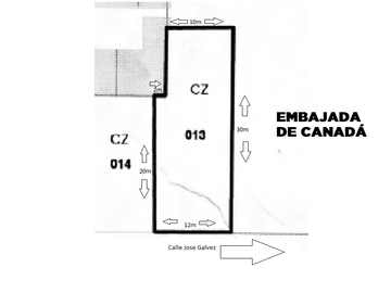 ¡Oportunidad Única Al Lado De La Embajada De Canadá! ¡Terreno En Alquiler!
