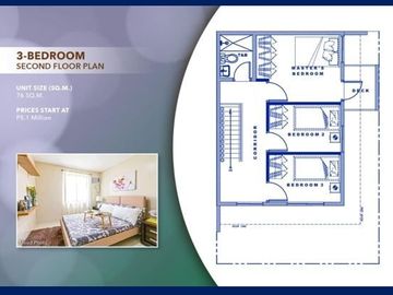 3 Bedroom 2 Bathroom House and Lot in San Pedro Laguna
