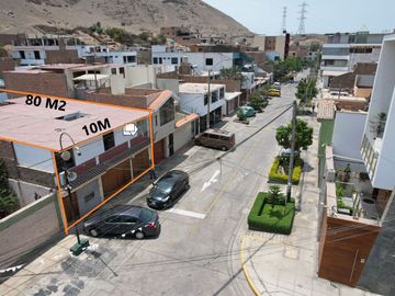 SE VENDE CASA A PRECIO DE TERRENO EN LOS OLIVOS URB. COVIDA