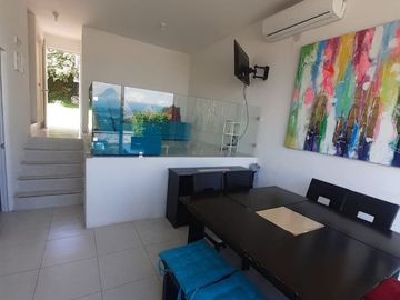 Casa con vista al lago de TEQUESQUITENGO