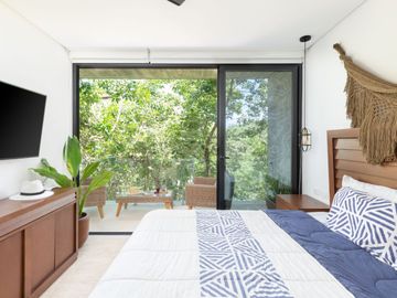 Penthouse de una recámara con amenidades de lujo en la Veleta, Tulum.