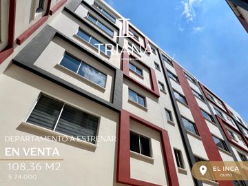 DEPARTAMENTO A ESTRENAR EN VENTA EL INCA QUITO