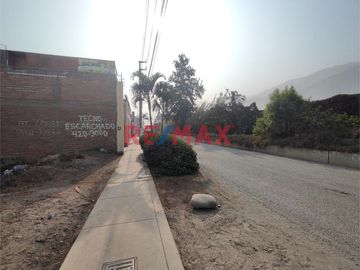 Venta De Terreno En Urb. Sol De Huampani II Etapa  - Misma Av. Balaguer - Lurigancho Chosica