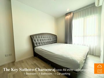 Don't miss!! Condo The Key Sathorn - Charoen Rat (32.99 sq m.) 1 bedroom, near BTS Surasak 350 meters.
