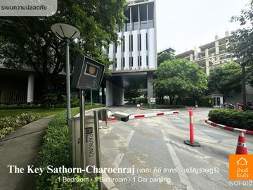 Don't miss!! Condo The Key Sathorn - Charoen Rat (32.99 sq m.) 1 bedroom, near BTS Surasak 350 meters.