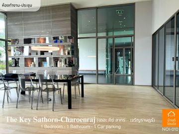 Don't miss!! Condo The Key Sathorn - Charoen Rat (32.99 sq m.) 1 bedroom, near BTS Surasak 350 meters.