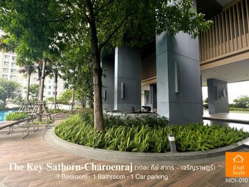 Don't miss!! Condo The Key Sathorn - Charoen Rat (32.99 sq m.) 1 bedroom, near BTS Surasak 350 meters.