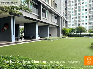Don't miss!! Condo The Key Sathorn - Charoen Rat (32.99 sq m.) 1 bedroom, near BTS Surasak 350 meters.