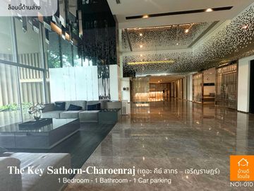 Don't miss!! Condo The Key Sathorn - Charoen Rat (32.99 sq m.) 1 bedroom, near BTS Surasak 350 meters.