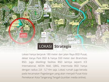 Dijual Rumah 2 Lantai Murah Dekat ICE BSD CITY Tangerang Diskon 200 Juta