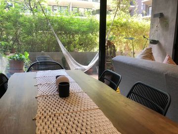 DEPARTAMENTO EN VENTA  O RENTA EN TORRE NARAN planta baja  1 recamara 98 m2 8 x 11