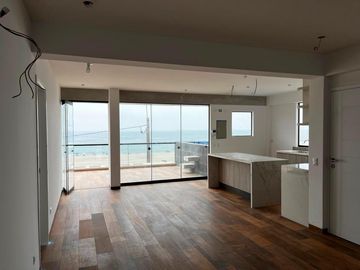 VENTA DE DEPARTAMENTO, TIPO 2 EN SEGUNDA FILA DE PLAYA CABALLEROS, CON VISTA DIRECTA A LA BAHIA  CON TERRAZA Y PISCINA. EN PROYECTO