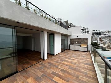 VENTA DE DEPARTAMENTO, TIPO 2 EN SEGUNDA FILA DE PLAYA CABALLEROS, CON VISTA DIRECTA A LA BAHIA  CON TERRAZA Y PISCINA. EN PROYECTO