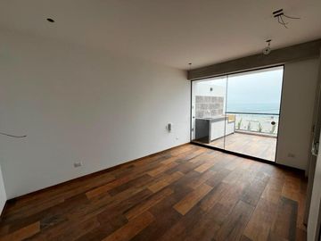 VENTA DE DEPARTAMENTO, TIPO 2 EN SEGUNDA FILA DE PLAYA CABALLEROS, CON VISTA DIRECTA A LA BAHIA  CON TERRAZA Y PISCINA. EN PROYECTO