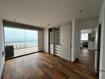 VENTA DE DEPARTAMENTO, TIPO 2 EN SEGUNDA FILA DE PLAYA CABALLEROS, CON VISTA DIRECTA A LA BAHIA  CON TERRAZA Y PISCINA. EN PROYECTO